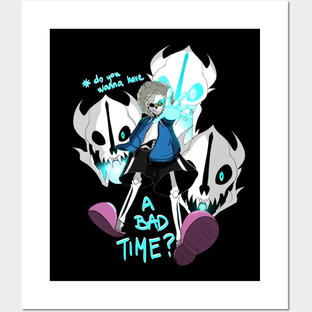 Undertale - Sans Wall Art by AnnVals